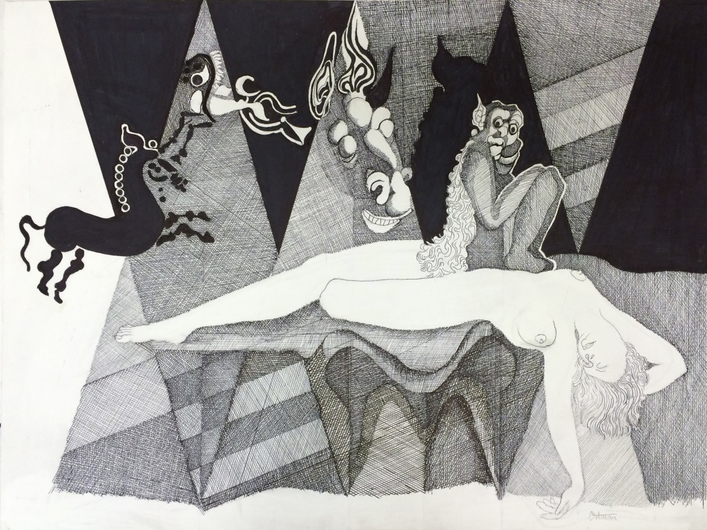 George Ortman, Study after Fuseli, 2015